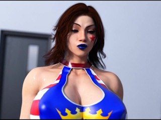 Arrogant Wresting Diva gets face fucked by a hung Luchadore