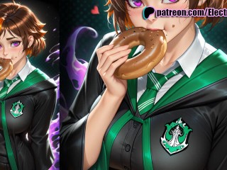 Dark Witch's Punishment: Merula Snyde Pussy Gets Slytherined