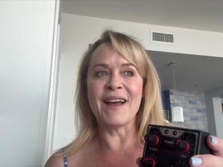 I masturbated to orgasm with a Samurai Electro-Stim Wand