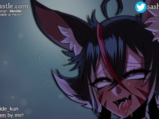 [SFW ASMR] Spending The Night With A Wolf Girl Ninja [F4M] [Roleplay]