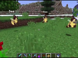 BEEE-EH-EH a night whit Bee Jenny mod Minecraft | Not Commentary