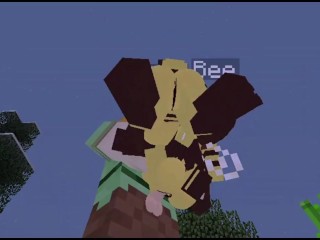 BEEE-EH-EH a night whit Bee Jenny mod Minecraft | Not Commentary