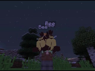 BEEE-EH-EH a night whit Bee Jenny mod Minecraft | Not Commentary