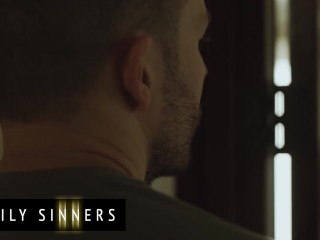 FAMILY SINNERS - Married Guy Can't Say No When His Wife's Mom Asks Him To Pound Her Wet Pussy