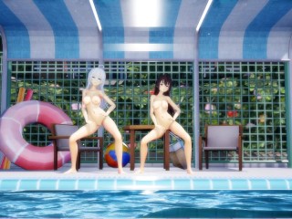 【4K / MMD R18】 Alya and Yuki roshidere