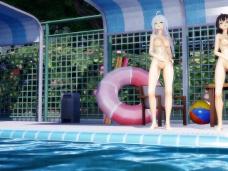 【4K / MMD R18】 Alya and Yuki roshidere