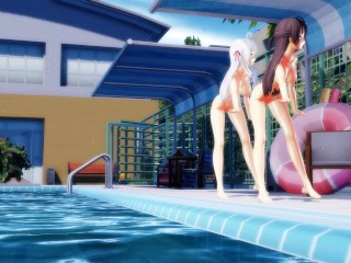 【4K / MMD R18】 Alya and Yuki roshidere