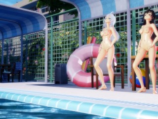 【4K / MMD R18】 Alya and Yuki roshidere