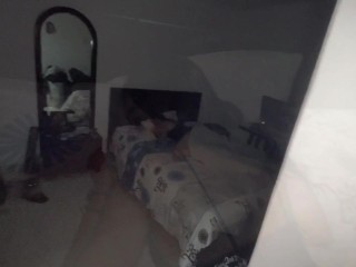 My stepbrother fucks me while my mom is in the other room!!