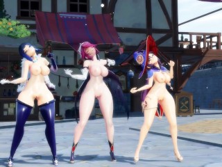 4k mmd Genshin dance