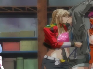 lesbian orgy and futanari