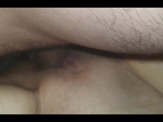 Hij neukt me zo goed. Al zijn zaad diep in mijn kut. Creampie. Cum inside.