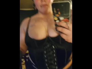 Showing off my legs and feet in a skirt