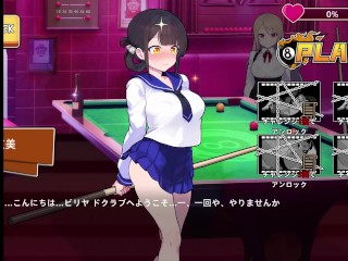 【エンジェルス・ビリヤード・バー(体験版)実況】ビリヤードで勝ったら相手の巨乳女とエッチなことできるエロゲ―。(live2Dアニメーションエロゲ―)