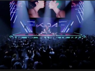 K/DA Orgy On Stage, Beautiful Thicc Ass Sombra Riding A Cock, Panam Sucks The Tip