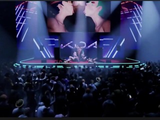 K/DA Orgy On Stage, Beautiful Thicc Ass Sombra Riding A Cock, Panam Sucks The Tip