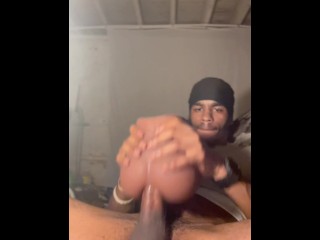 Fucking My New 8LB Mini Sex Toy (2 Cumshots In One)