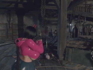 Ada Wong Takes Big Moster Dick