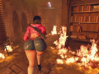 Ada Wong Takes Big Moster Dick