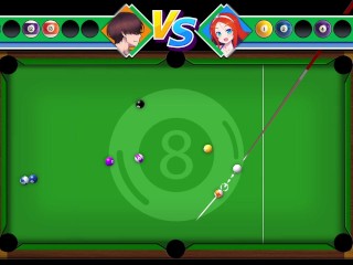 【#02エンジェルス・ビリヤード・バー(体験版)実況】勝負に勝って巨乳女にフェラ・イラマチオ口内射精しちゃう(live2Dアニメーションエロゲ―)