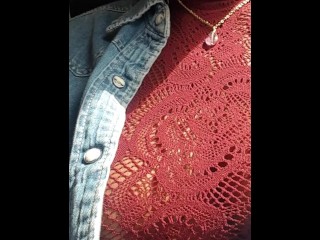 What do you think about my red lace top? 😈🔥