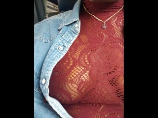 What do you think about my red lace top? 😈🔥