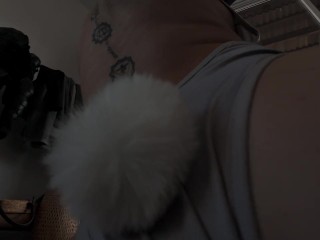 Cute Bunny Escapes The Lab to Please You - by Rexi Stone