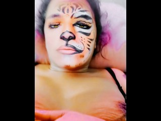 HARLEY QUINN PARODY FILTER SNAPCHAT AND TIGERFACE PAINTING PORN