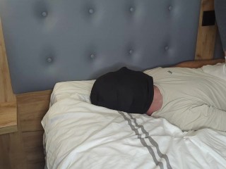 Trampling with dirty sweaty white nike socks!