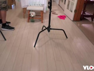 Kali Roses Eats Cum After Fucking Handsome Masseur