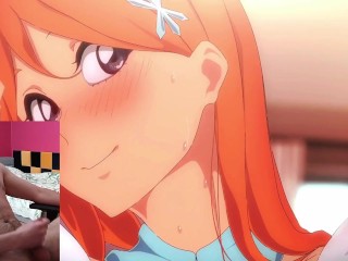 Cumming to Yoruichi X Orihime Having A Threesome With Ichigo