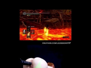 Dark Souls Fuck Machine Challenge #17 - Bed of Chaos (what even is this mf boss lol)