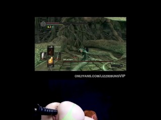 Dark Souls Fuck Machine Challenge #17 - Bed of Chaos (what even is this mf boss lol)