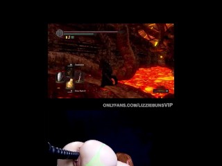 Dark Souls Fuck Machine Challenge #17 - Bed of Chaos (what even is this mf boss lol)