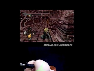 Dark Souls Fuck Machine Challenge #17 - Bed of Chaos (what even is this mf boss lol)