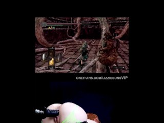 Dark Souls Fuck Machine Challenge #17 - Bed of Chaos (what even is this mf boss lol)