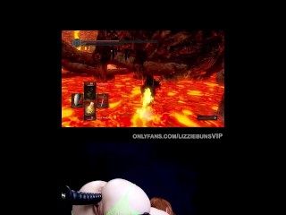 Dark Souls Fuck Machine Challenge #17 - Bed of Chaos (what even is this mf boss lol)