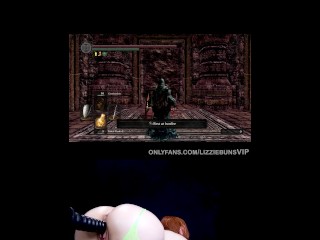 Dark Souls Fuck Machine Challenge #17 - Bed of Chaos (what even is this mf boss lol)