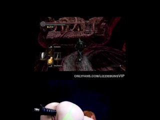 Dark Souls Fuck Machine Challenge #17 - Bed of Chaos (what even is this mf boss lol)