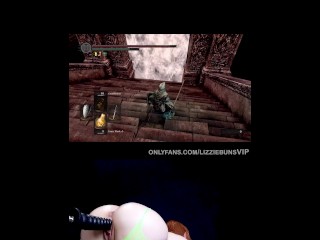 Dark Souls Fuck Machine Challenge #17 - Bed of Chaos (what even is this mf boss lol)