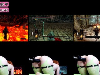 Dark Souls Fuck Machine Challenge #17 - Bed of Chaos (what even is this mf boss lol)