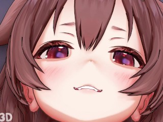 Triple Futa Trouble! Korone and Fuwamoco get up to some hardcore breeding! (Futanari, BJ, Spitroast)