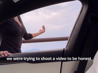 POMPINO in pubblico. Beatrice segreti si diverte con suo marito ed uno sconosciuto CURIOSO!