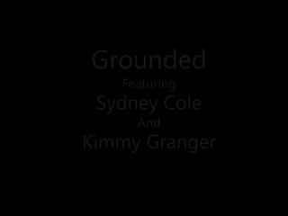 Bossy Stepbro directs 3some with Kimmy Granger & Sydney Cole with Juicy Creampie finish