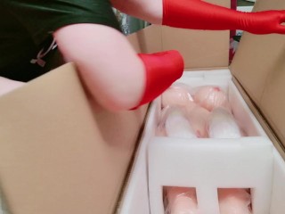 Unboxing of $1000 Fuck Meat Slut - Obedient 70 Kilo Realistic Silicone Doll Whore