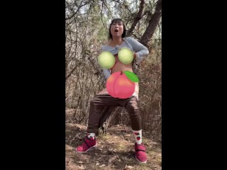 田舎の人妻が森で露出オナニー♡｜｜熟女,人妻,嫁,不倫,日本人,素人,個撮,オナニー,巨乳youtuber, tiktoker