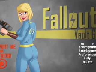Fallout: Vault 69 #3 - Horny receptionist has sex with security guard on reception desk!
