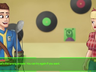 Fallout: Vault 69 #3 - Horny receptionist has sex with security guard on reception desk!