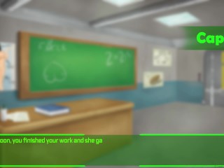 Fallout: Vault 69 #3 - Horny receptionist has sex with security guard on reception desk!