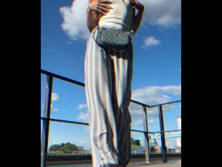 German Amateur Couple´s Naughty Shopping Day in Berlin - Vlog with Public Tease